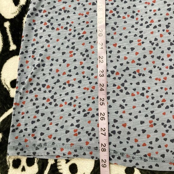 PENNINGTON'S Plus-size blue and red heart print t-shirt ~ XXL 2X XXXL 3X top tee - Picture 5 of 12